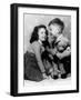 Children with Teddy Bear C. 1950-null-Framed Photo