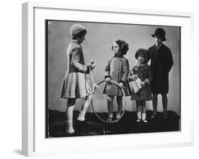 Children with their Toys-null-Framed Photographic Print