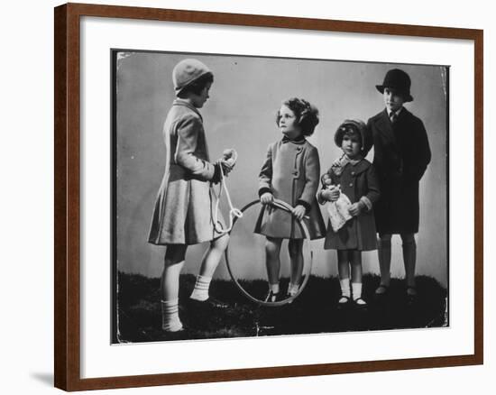 Children with their Toys-null-Framed Photographic Print