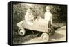 Children with Toy Car-null-Framed Stretched Canvas