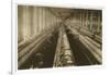 Children Working in the Spinning Room at Cornell Mill, Fall River, Massachusetts, 1912-Lewis Wickes Hine-Framed Photographic Print