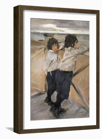 Children-Valentin Aleksandrovich Serov-Framed Giclee Print