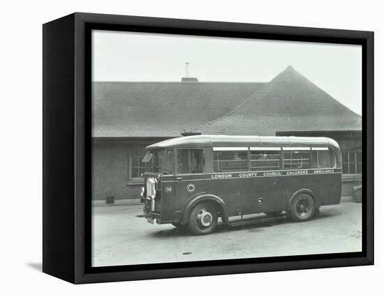 Childrens Ambulance, Holland Street, Kensington and Chelsea, London, 1935-null-Framed Stretched Canvas