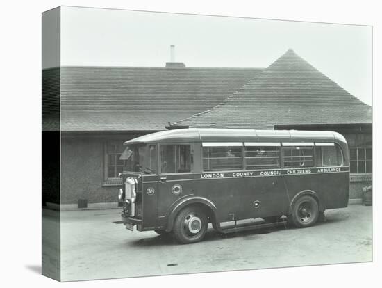 Childrens Ambulance, Holland Street, Kensington and Chelsea, London, 1935-null-Stretched Canvas