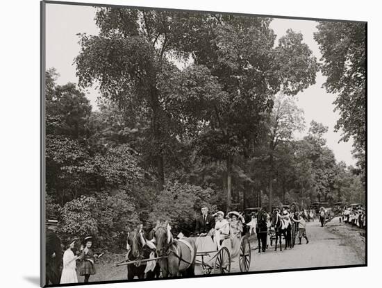 Childrens Day Parade at Belle Isle Park, Detroit, Mich.-null-Mounted Photo