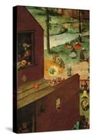 Childrens Games (1560)-Pieter Bruegel the Elder-Stretched Canvas