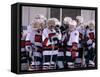 Childrens Ice Hockey Team-null-Framed Stretched Canvas