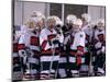 Childrens Ice Hockey Team-null-Mounted Photographic Print