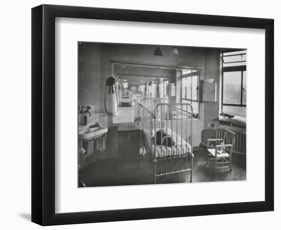 Childrens Isolation Wards, Brook General Hospital, London, 1948-null-Framed Photographic Print