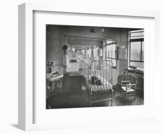 Childrens Isolation Wards, Brook General Hospital, London, 1948-null-Framed Photographic Print