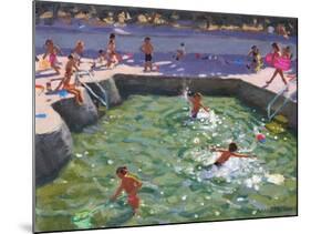 Childrens Pool, Vrsar, Croatia, 2017-Andrew Macara-Mounted Giclee Print