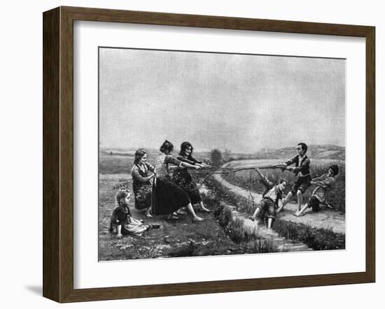 Childrens Tug O' War-Cesar Pattein-Framed Photographic Print