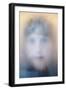 Childs Face Behind Glass-Steve Allsopp-Framed Photographic Print