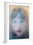 Childs Face Behind Glass-Steve Allsopp-Framed Photographic Print