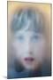 Childs Face Behind Glass-Steve Allsopp-Mounted Photographic Print