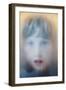 Childs Face Behind Glass-Steve Allsopp-Framed Photographic Print