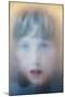 Childs Face Behind Glass-Steve Allsopp-Mounted Photographic Print