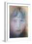 Childs Face Behind Glass-Steve Allsopp-Framed Photographic Print