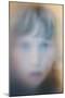 Childs Face Behind Glass-Steve Allsopp-Mounted Photographic Print