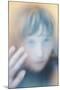 Childs Face Behind Glass-Steve Allsopp-Mounted Photographic Print