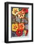 Childs Nasturtium Floral Park-null-Framed Art Print