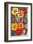 Childs Nasturtium Floral Park-null-Framed Art Print