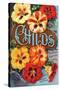 Childs Nasturtium Floral Park-null-Stretched Canvas