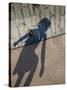 Childs Shadow on Wall-Clive Nolan-Stretched Canvas