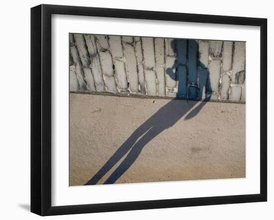 Childs Shadow on Wall-Clive Nolan-Framed Photographic Print