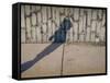 Childs Shadow on Wall-Clive Nolan-Framed Stretched Canvas