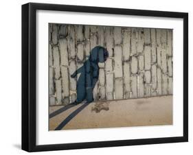 Childs Shadow on Wall-Clive Nolan-Framed Photographic Print