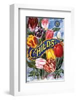 Childs Tulips Laruel Park NY-null-Framed Premium Giclee Print