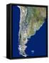 Chile And Argentina, Satellite Image-PLANETOBSERVER-Framed Stretched Canvas