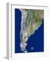 Chile And Argentina, Satellite Image-PLANETOBSERVER-Framed Photographic Print