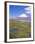 Chile, Andes, Lauca National Park, Lake Chungara and Volcan Parinacota, 6300M-Geoff Renner-Framed Photographic Print