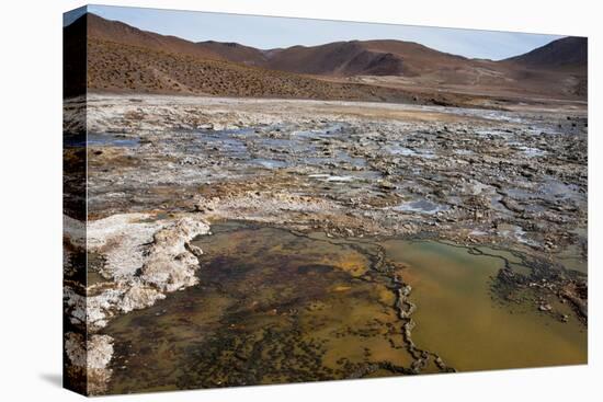 Chile, Andes Mountains, Atacama Desert, El Tatio Geysers. Fumaroles-Mallorie Ostrowitz-Stretched Canvas