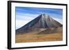 Chile, Atacama Desert, Altiplano, Antofagasta Region, El Loa Province. the Strato-Volcano Licanabur-Nigel Pavitt-Framed Photographic Print