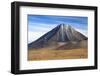 Chile, Atacama Desert, Altiplano, Antofagasta Region, El Loa Province. the Strato-Volcano Licanabur-Nigel Pavitt-Framed Photographic Print