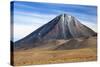 Chile, Atacama Desert, Altiplano, Antofagasta Region, El Loa Province. the Strato-Volcano Licanabur-Nigel Pavitt-Stretched Canvas
