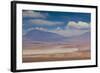 Chile, Atacama Desert, Desert Landscape with the Andes Mountains-Walter Bibikow-Framed Photographic Print