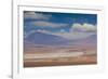 Chile, Atacama Desert, Desert Landscape with the Andes Mountains-Walter Bibikow-Framed Photographic Print
