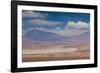 Chile, Atacama Desert, Desert Landscape with the Andes Mountains-Walter Bibikow-Framed Photographic Print