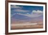 Chile, Atacama Desert, Desert Landscape with the Andes Mountains-Walter Bibikow-Framed Photographic Print