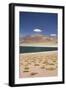 Chile, Atacama Desert, Laguna Miscanti, Desert Lake View-Walter Bibikow-Framed Photographic Print