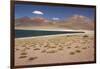 Chile, Atacama Desert, Laguna Miscanti, Desert Lake View-Walter Bibikow-Framed Photographic Print