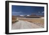 Chile, Atacama Desert, Laguna Miscanti, Desert Road-Walter Bibikow-Framed Photographic Print