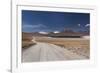 Chile, Atacama Desert, Laguna Miscanti, Desert Road-Walter Bibikow-Framed Photographic Print