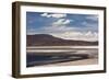 Chile, Atacama Desert, Salar De Aguas Calientes, Salt Pan and Lagoon-Walter Bibikow-Framed Photographic Print