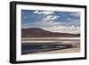 Chile, Atacama Desert, Salar De Aguas Calientes, Salt Pan and Lagoon-Walter Bibikow-Framed Photographic Print