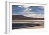 Chile, Atacama Desert, Salar De Aguas Calientes, Salt Pan and Lagoon-Walter Bibikow-Framed Photographic Print